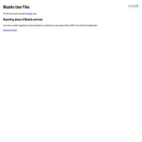 Скриншот главной страницы сайта mozfiles.com