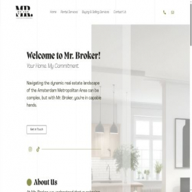 Скриншот главной страницы сайта mrbroker.nl