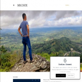 Скриншот главной страницы сайта mrchox.blogspot.com