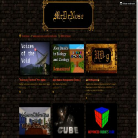 Скриншот главной страницы сайта mrdrnose.itch.io