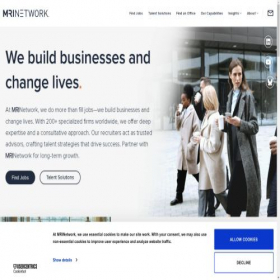 Скриншот главной страницы сайта mrinetwork.com