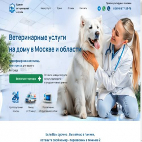 Скриншот главной страницы сайта msc.pet-health24.ru