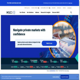 Скриншот главной страницы сайта msci.com