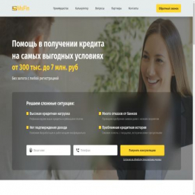 Скриншот главной страницы сайта msfin.ru