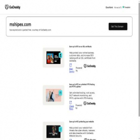 Скриншот главной страницы сайта mshipex.com