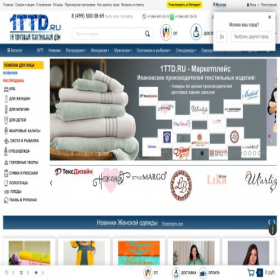 Скриншот главной страницы сайта msk.1ttd.ru