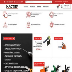 Скриншот главной страницы сайта msk.megamaster.ru