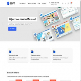Скриншот главной страницы сайта msoft.store