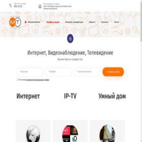 Скриншот главной страницы сайта mt-spb.net