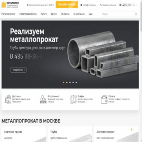 Скриншот главной страницы сайта mtmos.ru