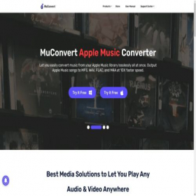 Скриншот главной страницы сайта muconvert.com