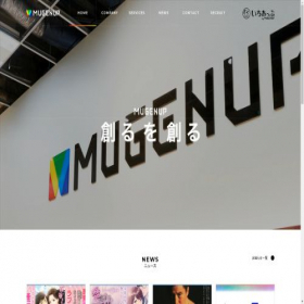Скриншот главной страницы сайта mugenup.com