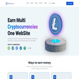 Скриншот главной страницы сайта multi-faucet.com