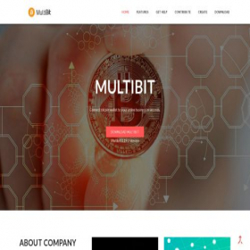 Скриншот главной страницы сайта multibitpay.com