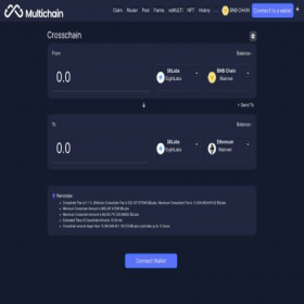 Скриншот главной страницы сайта multichain.dex.claims