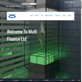 Скриншот главной страницы сайта multifinanceltd.com