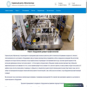 Скриншот главной страницы сайта multiholod.com