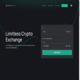 Скриншот главной страницы сайта multiswap.co