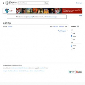 Скриншот главной страницы сайта mus.wikipedia.org