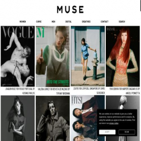 Скриншот главной страницы сайта musenyc.com