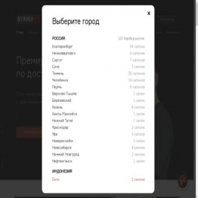 Скриншот главной страницы сайта muzhiki.pro