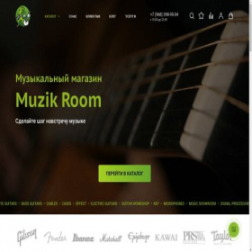 Скриншот главной страницы сайта muzikroom.ru