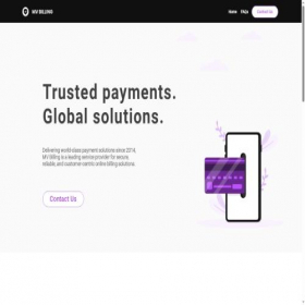 Скриншот главной страницы сайта mvbilling.com