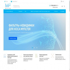 Скриншот главной страницы сайта my-filter.ru