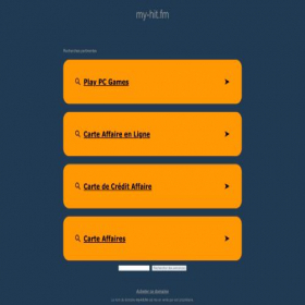 Скриншот главной страницы сайта my-hit.fm