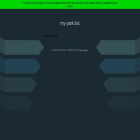 Скриншот главной страницы сайта my-park.biz