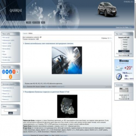 Скриншот главной страницы сайта my-qashqai.ucoz.ru