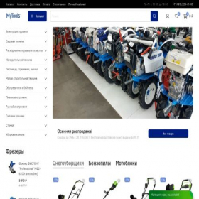 Скриншот главной страницы сайта my-tools51.ru