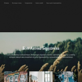 Скриншот главной страницы сайта my-travel-diary.by