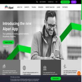 Скриншот главной страницы сайта my.alparirufx.org