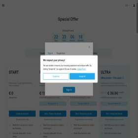 Скриншот главной страницы сайта my.atas.net