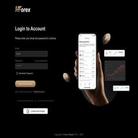 Скриншот главной страницы сайта my.horizon-forex.com