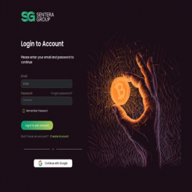 Скриншот главной страницы сайта my.sentera-group.com