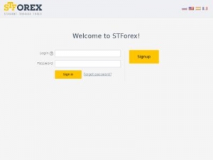 Скриншот главной страницы сайта my.stforex.org