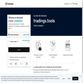 Скриншот главной страницы сайта my.tradings.tools
