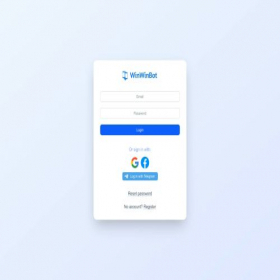 Скриншот главной страницы сайта my.winwinbot.com
