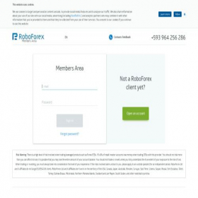 Скриншот главной страницы сайта my19.roboforex.org