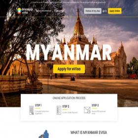 Скриншот главной страницы сайта myanmar-visa.net