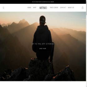 Скриншот главной страницы сайта myartisio.com
