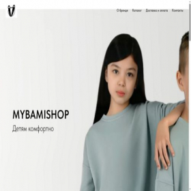 Скриншот главной страницы сайта mybamishop.com