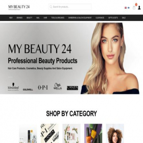 Скриншот главной страницы сайта mybeauty24.eu
