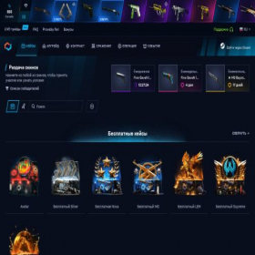 Скриншот главной страницы сайта mycsgo40.com