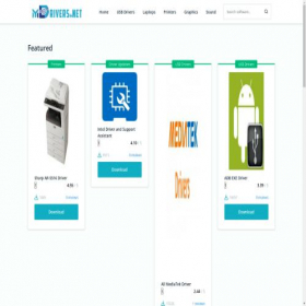Скриншот главной страницы сайта mydrivers.online