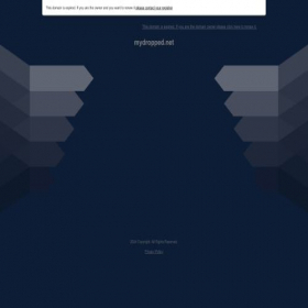 Скриншот главной страницы сайта mydropped.net