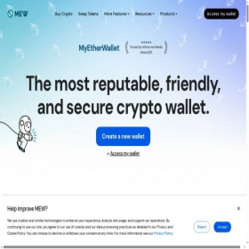 Скриншот главной страницы сайта myetherwallet.com