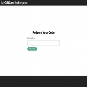 Скриншот главной страницы сайта mygiftcardredemption.com